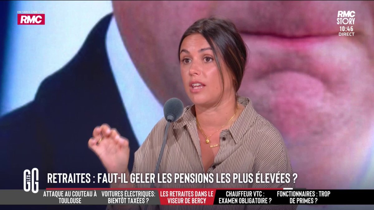 💶 Retraites : vers la fin de l’indexation des pensions élevées ? 🎙️ Laura Warton Martinez : "Non seulement on veut supprimer l’indexation, mais dès janvier, le salaire des retraités qui travaillent pour compléter leurs revenus sera déduit de leur pension" #GGRMC