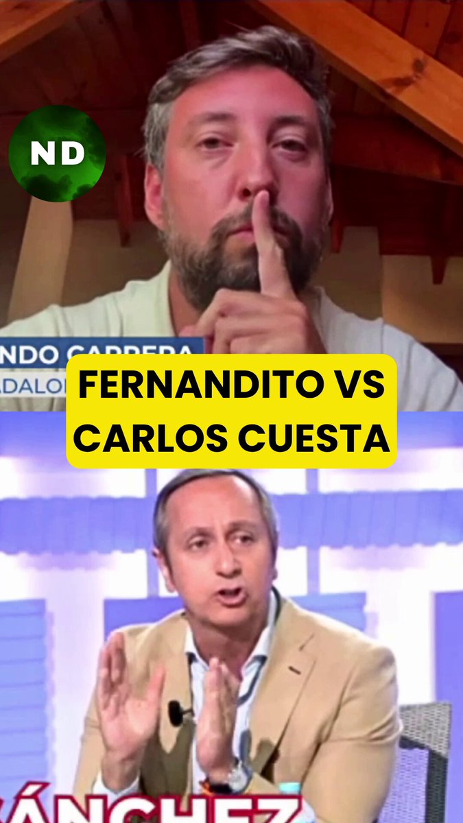 Carlos Cuesta humilla a Fernando Carrera por defender a Pedro Sánchez #ceuta #invasion #pedrosanchez #fernandocarrera #carloscuesta