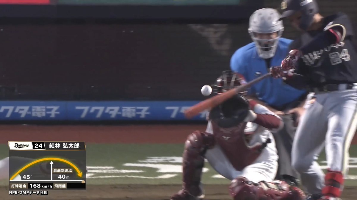 4番起用に応える一発！💪👏 オリックス 紅林弘太郎 選手の今シーズン第14号先制2ランホームラン！🌈