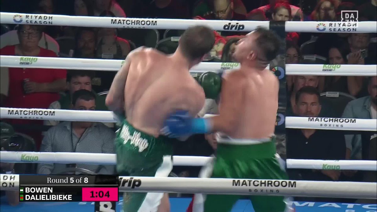 BIG uppercut but Dalielibieke takes it! 👀 #TeremoanaSavage | Live now on DAZN ▪️