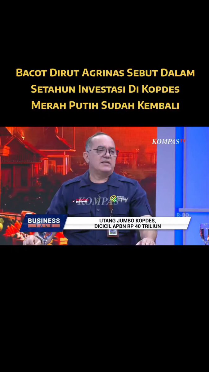 Bacot Dirut Agrinas Sebut Dalam Setahun Investasi Di Kopdes Merah Putih Sudah Kembali.. Padahal Menkeu Purbaya bilang APBN akan bayar cicilan utang Kopdes Merah Putih..