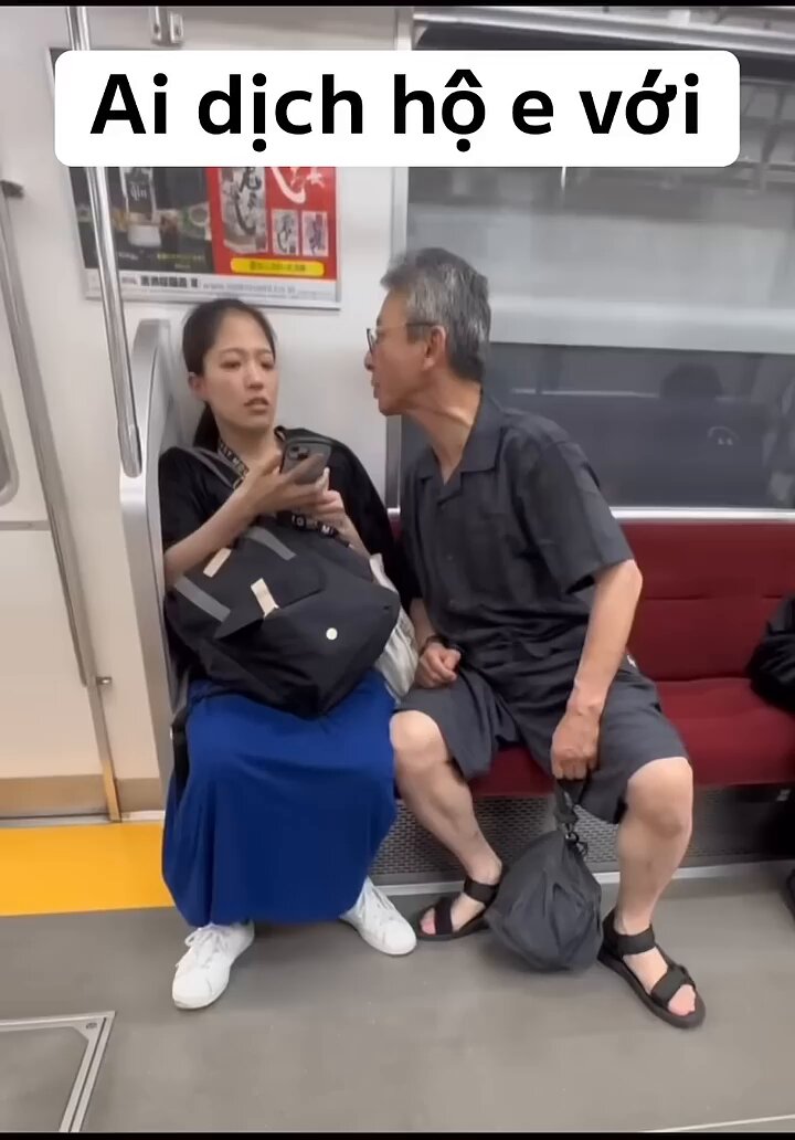 歩きスマホをしていたとブチギレるおじさん