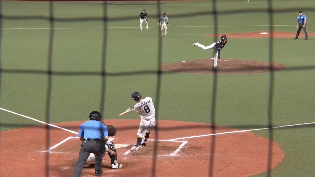 今日チーム10安打10得点！✨ 2試合連発！🔥 福岡ソフトバンク 牧原大成 選手の今シーズン第4号3ランホームランで追加点を挙げる！🌈
