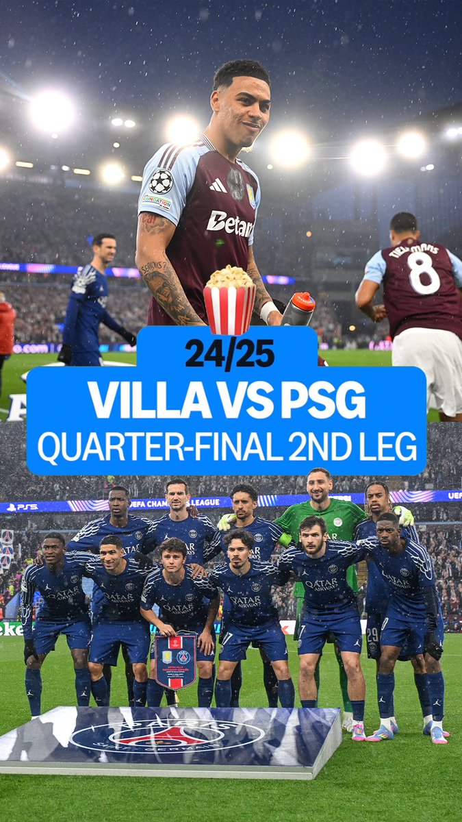The last time Aston Villa took on PSG 🍿🧨