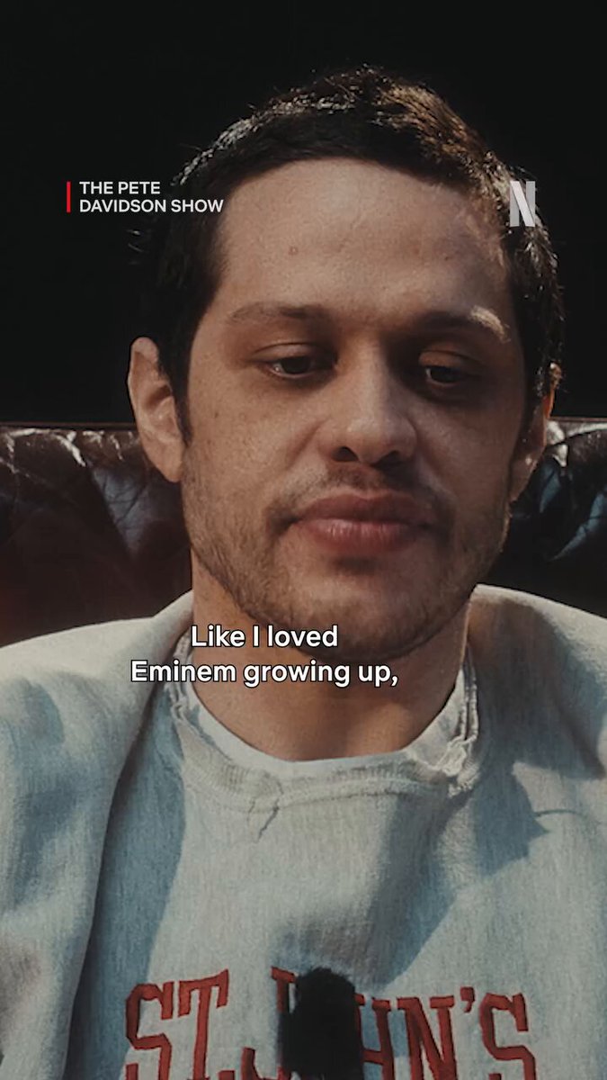🗣️ Pete Davidson: “Growing up I loved Eminem & had to hide his CDs because any music with Parental Advisory sticker were not allowed in house.” “What I did was bought a Rod Stewart album & photocopied the front of the CD & made it a sticker and replaced it on 'The Eminem Show' & placed the TES in Rod Stewart case. I did this with every Eminem & 50 Cent Album.”