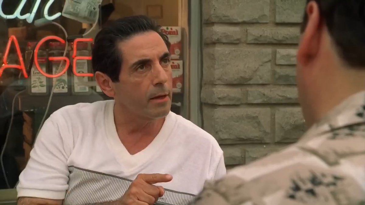 Ever notice how Adriana's name is never mentioned? It’s more about her relation to all these people. Not “don’t hit Adriana,” it’s “don’t hit my niece.” When she’s your wife, you can. It’s essentially explaining where she falls in the hierarchy between Christopher and Richie and the rules associated with that, as opposed to Richie caring about her being hit. Adriana's got nuttin to do with it. The writing is insane.