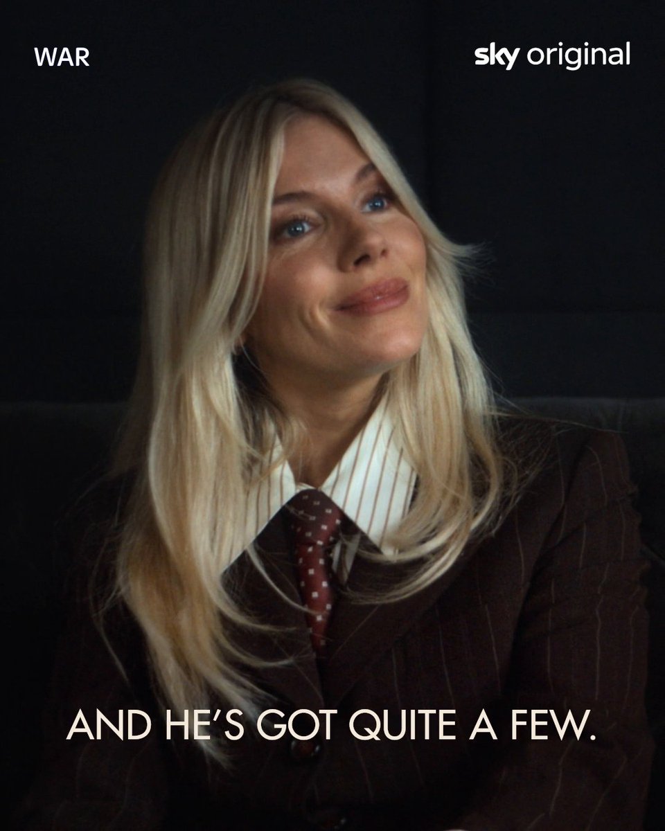 Forever ends here. WAR, starring Sienna Miller and Dominic West, premieres 2 October on Sky.