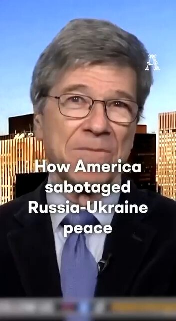 Prof. Jeffrey Sachs how the US🇺🇸 provoked Russia🇷🇺 into invading Ukraine and stopped Ukraine🇺🇦 from signing a peace deal in 2022 to end the war.