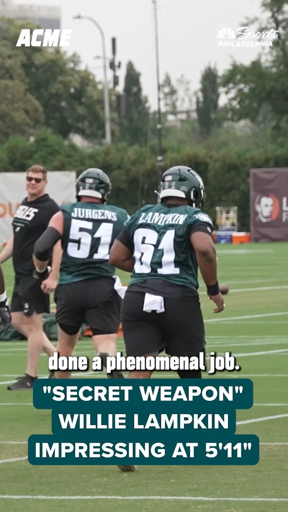 Let's go back to the Willie Well 🦅 The Eagles "little secret weapon" Willie Lampkin continues to turn heads at training camp. | Acme Markets