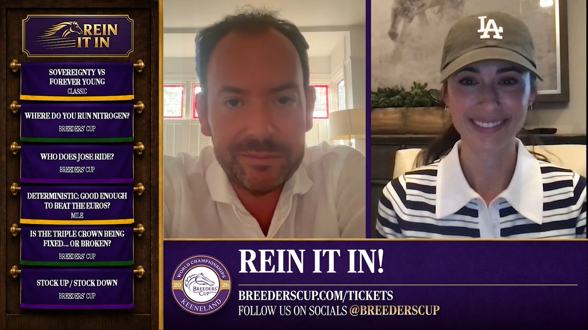 ICYMI: There's some big names to discuss after this weekend's action 🔥 Catch up with Nick and Britney on the most recent episode of Rein It In. Watch the full episode now ➡️