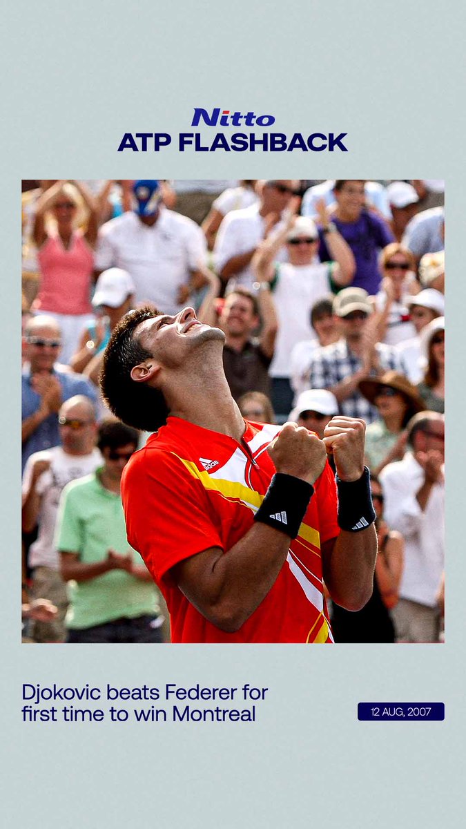 When Djokovic defeated Federer for the very first time 👏 #NittoATPFlashback #Partner