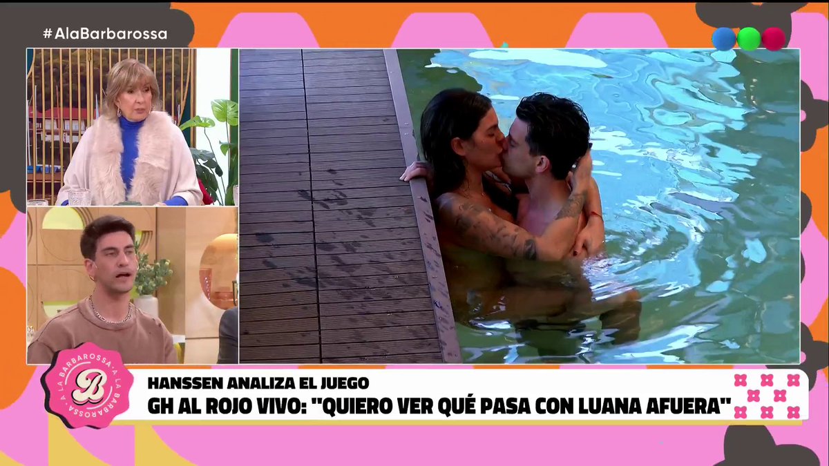 🗣️ "Luana es hermosa, siempre tuvimos mucha onda": Hanssen cuenta detalles de su relación la jugadora🫦 #ALaBarbarossa ahora en Telefe o