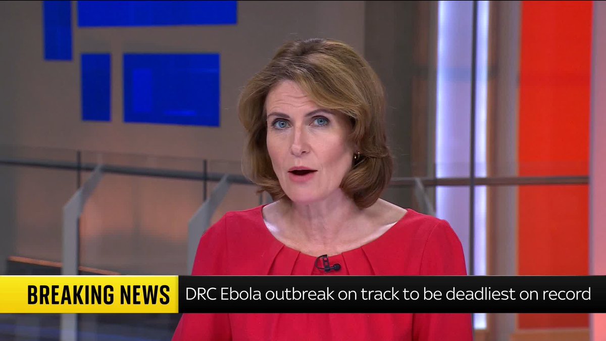 BREAKING: The current DRC Ebola outbreak is on track to be the deadliest on record 📺 Sky 501, Virgin 602, Freeview 233 and YouTube