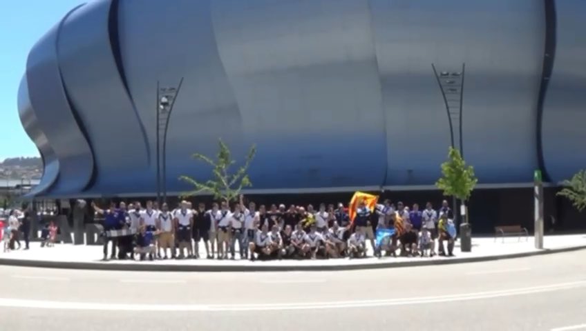 Els del Nou Sardenya vam tancar la temporada a terres gallegues, en la tornada de play-off a 2a Divisiรณ. Cap de setmana complert a Vigo, amb tifo inclรณs i animaciรณ els 120 minuts de partit. Aquesta temporada, mรฉs i millor. Estigueu atents!