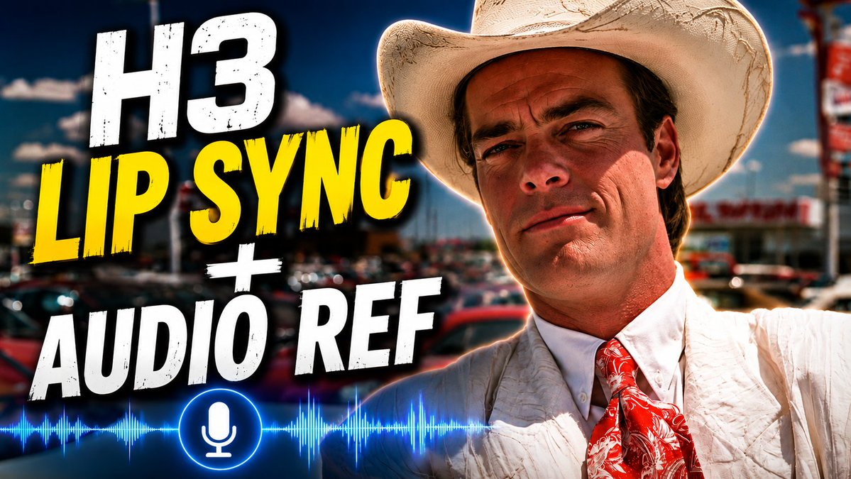 Lip sync with H3 is very good! But...prompting with audio references in H3 is a little different. I'll show you the exact prompt style recommended in the official prompt guide.