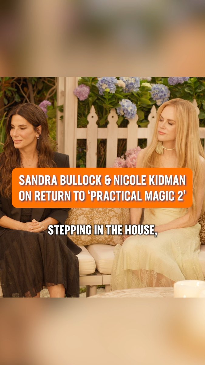 "It was extraordinary, and it was like no time had passed." Sandra Bullock and Nicole Kidman reflect on stepping back into the magic for #PracticalMagic2 in Fandango's Big Ticket Interview ✨ Head here to watch the full conversation and reserve your tickets now! In theaters September 10: