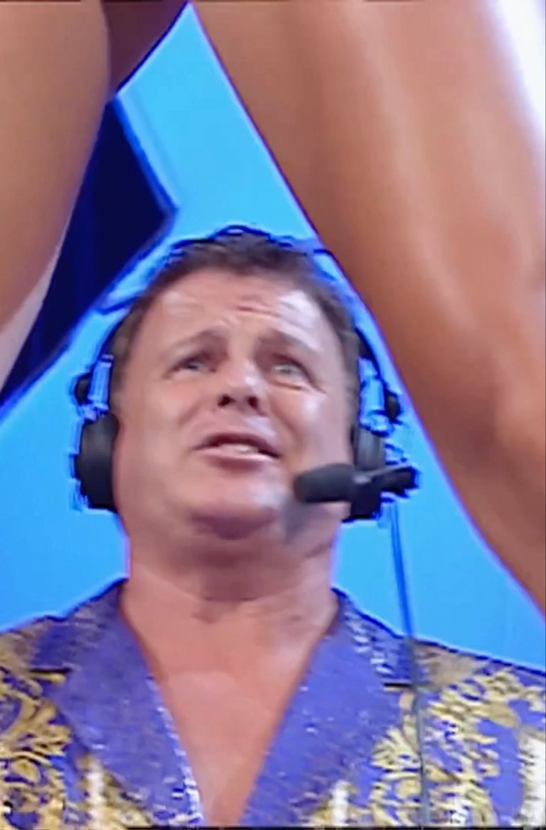 Stacy Keibler made her WWE RAW debut on this day in 2002. JR KEPT TELLING JERRY LAWLER TO RELAX WHEN SHE SHOWED UP 😭