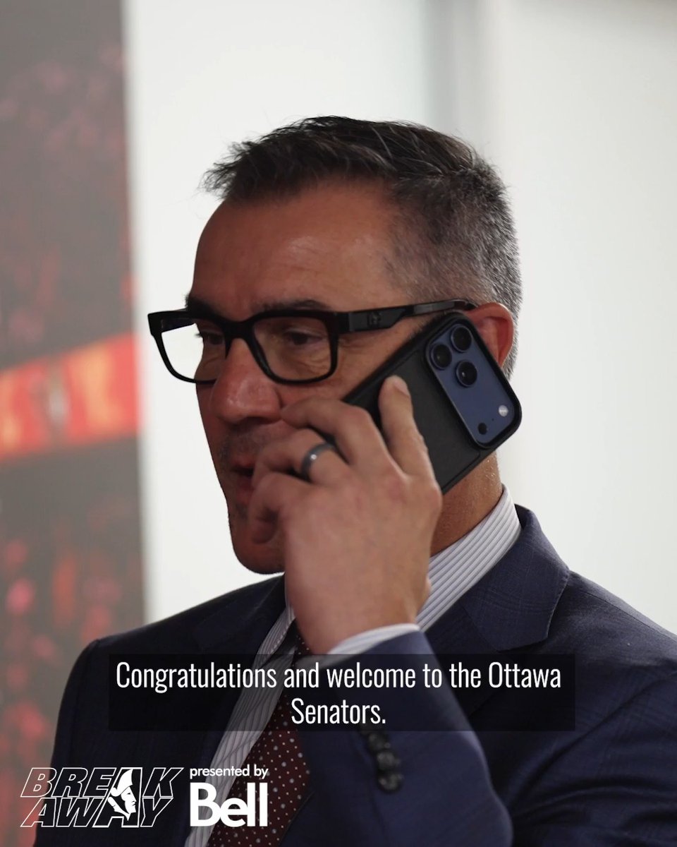 A behind the scenes look at the moment Jonas Lagerberg Hoen became an Ottawa Senator 📞 📺 Watch 'Untapped Potential' the debut of season seven of Breakaway presented by Bell: