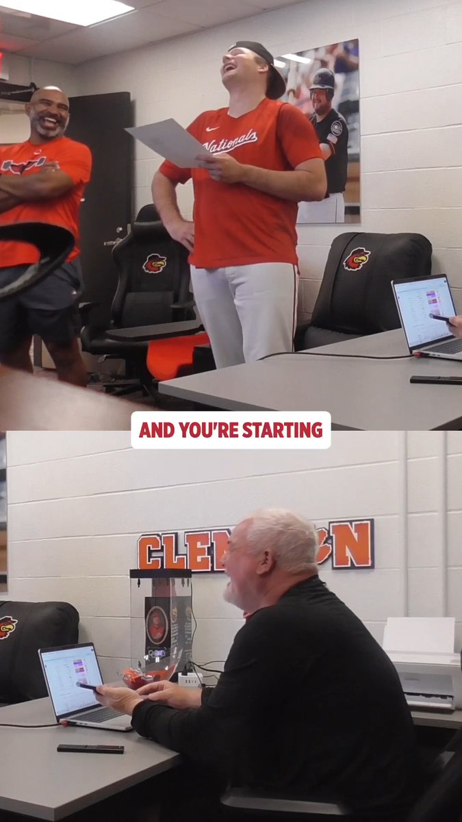 oh and by the way you're going to D.C.