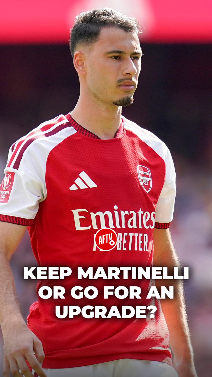 Arsenal should only replace Martinelli with a true ELITE upgrade 🫵 #AFTVLive