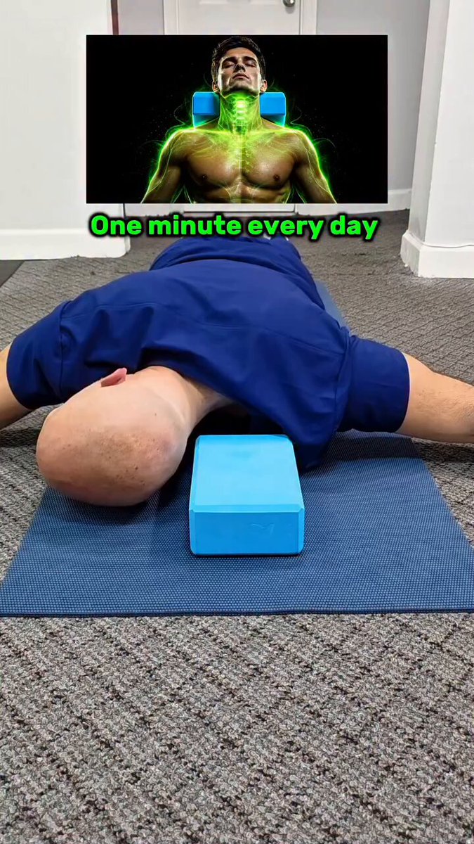 he Yoga Block Routine Your Neck Needs Every Day