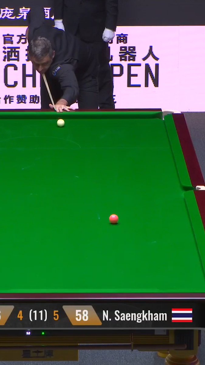 WHAT. A. WIN. 🤯 Noppon Saengkham defeats Ronnie O’Sullivan 6-4 to claim one of the best victories of his career 👏
