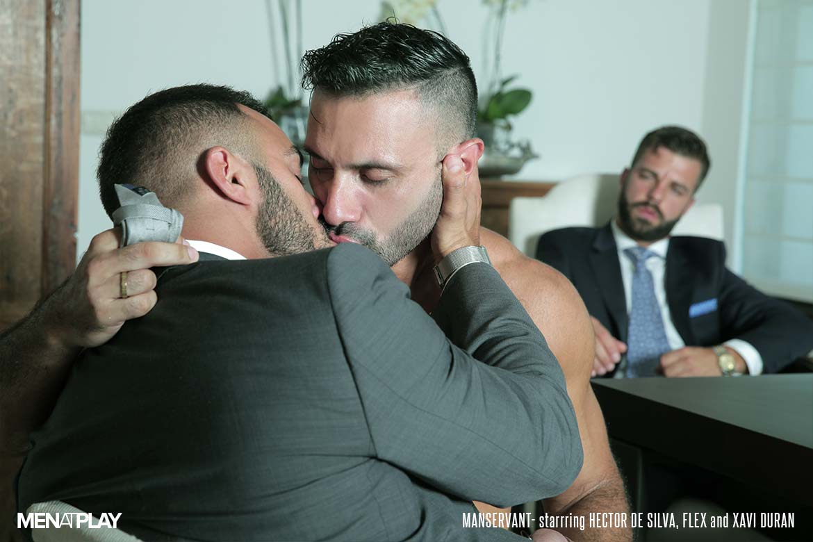 In Manservant, Flex becomes wealthy businessman Hector de Silva’s toy as sexy young Xavi Duran turns a villa meeting into a filthy welcome. Manservant (2015) Flex, Hector de Silva, and Xavi Duran