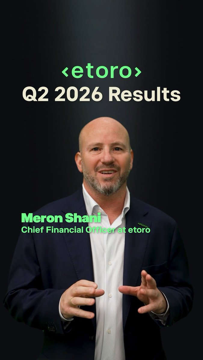 A spotlight on the etoro Q2 etoro earning results from our CFO, Meron Shani. We delivered: - Net contribution up 9% year-over-year to $229 million. - Adjusted EBITDA up 9% to $78 million. - Funded accounts up 18% to 4.28 million. - Assets under administration up 10% to $19.2 billion.