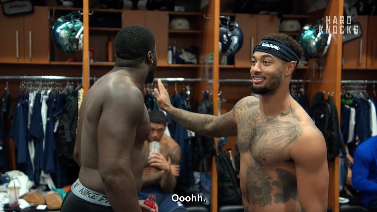 The defending champs have been bonding over shadow boxing 😅 Hard Knocks: Training Camp with the Seattle Seahawks available now on HBO Max