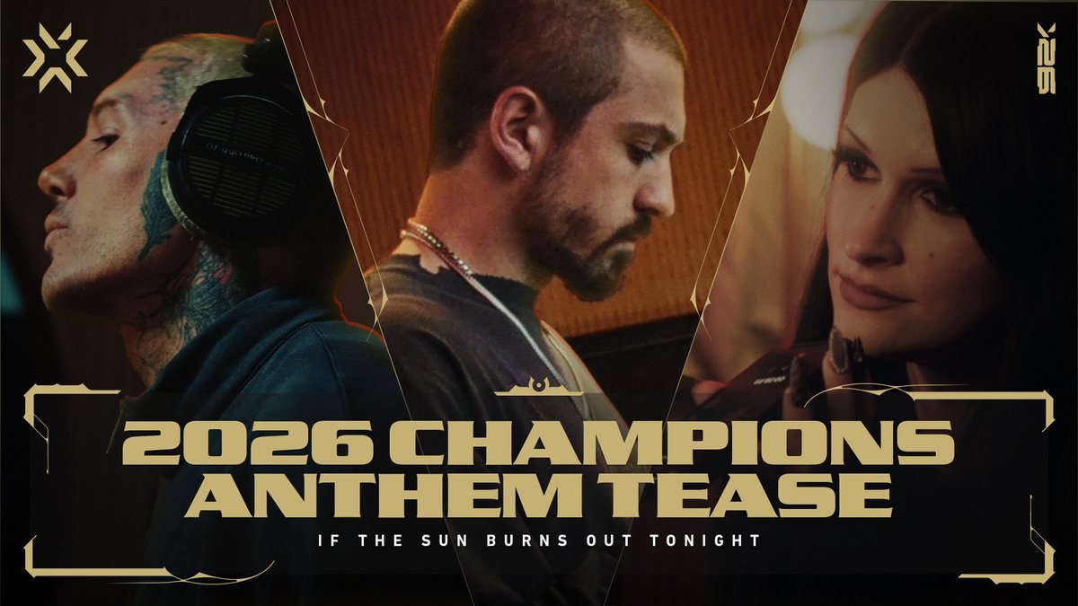 “If The Sun Burns Out Tonight” This is your sneak peek of the Champions 2026 anthem featuring grabbitz, Oliver Sykes of Bring Me The Horizon and courtney laplante™️ of Spiritbox
