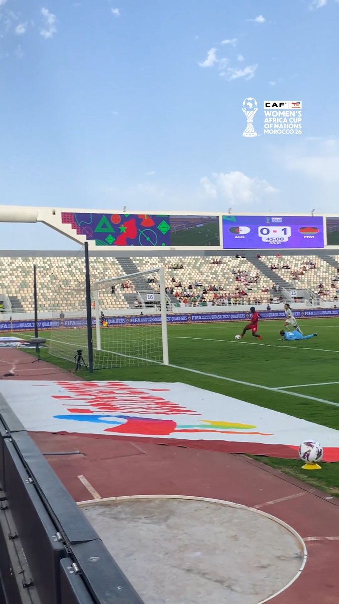 One Chawinga wasn’t enough. Temwa makes it two. 🇲🇼 #TotalEnergiesWAFCON2026