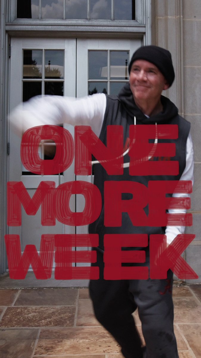 Let’s. Do. This 😤 #FirstDayUA is one week away - are you ready?