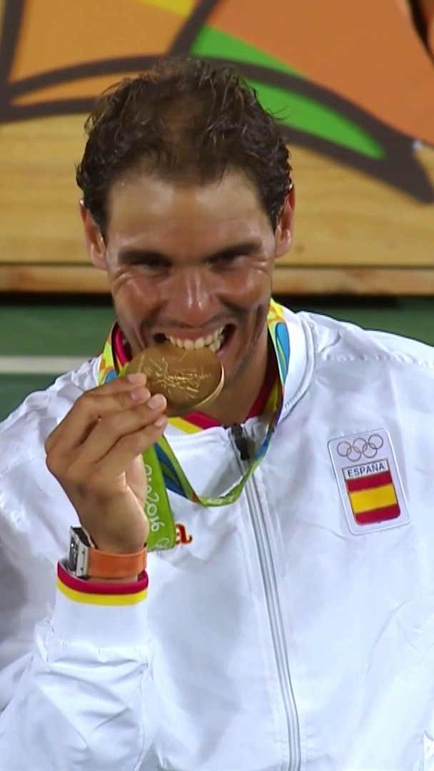 🔟 años de un día histórico para el tenis español. 🇪🇸 El día en el que Rafa Nadal y marc lopez tarres lograron la medalla de oro de dobles en los Juegos de Río 2016
