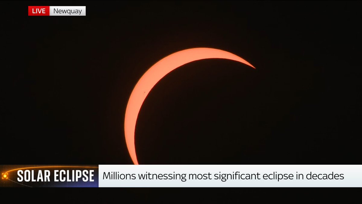 'The sun is our nearest star in the universe, and we have this weird cosmic coincidence on earth where the moon just happens to block the sun every now and then.' Astronomer Royal for Scotland Professor Catherine Heymans shares her solar eclipse excitement with Sky News