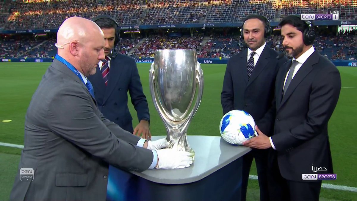🤩 كأس السوبر الأوروبية حاضرة في استوديو beIN SPORTS #beINSTUDIO