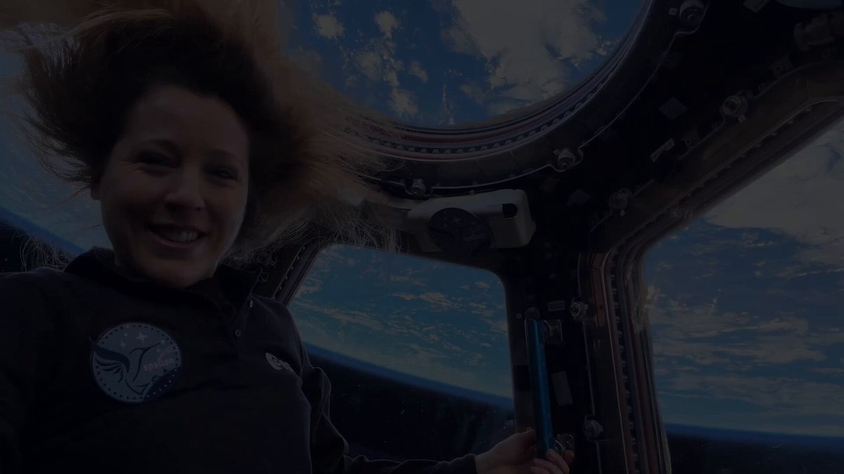 Wherever you are on planet Earth, Adenot Sophie has a message for you: "This solar eclipse is a beautiful reminder of the clockwork of our Solar System. Enjoy it. Stay curious." Our European Space Agency astronaut is watching the eclipse from the Cupola windows on the International International Space Station 🫶