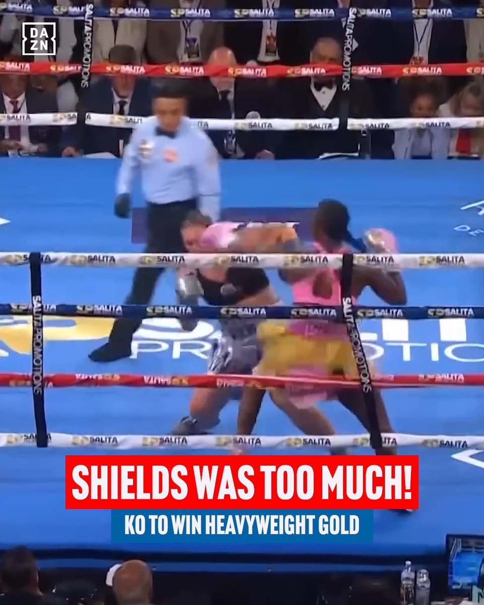 Claressa Shields displayed serious power on her heavyweight debut 💥 She returns this Saturday at middleweight to challenge WBC and WBA champion Kaye Scott on DAZN 🥊