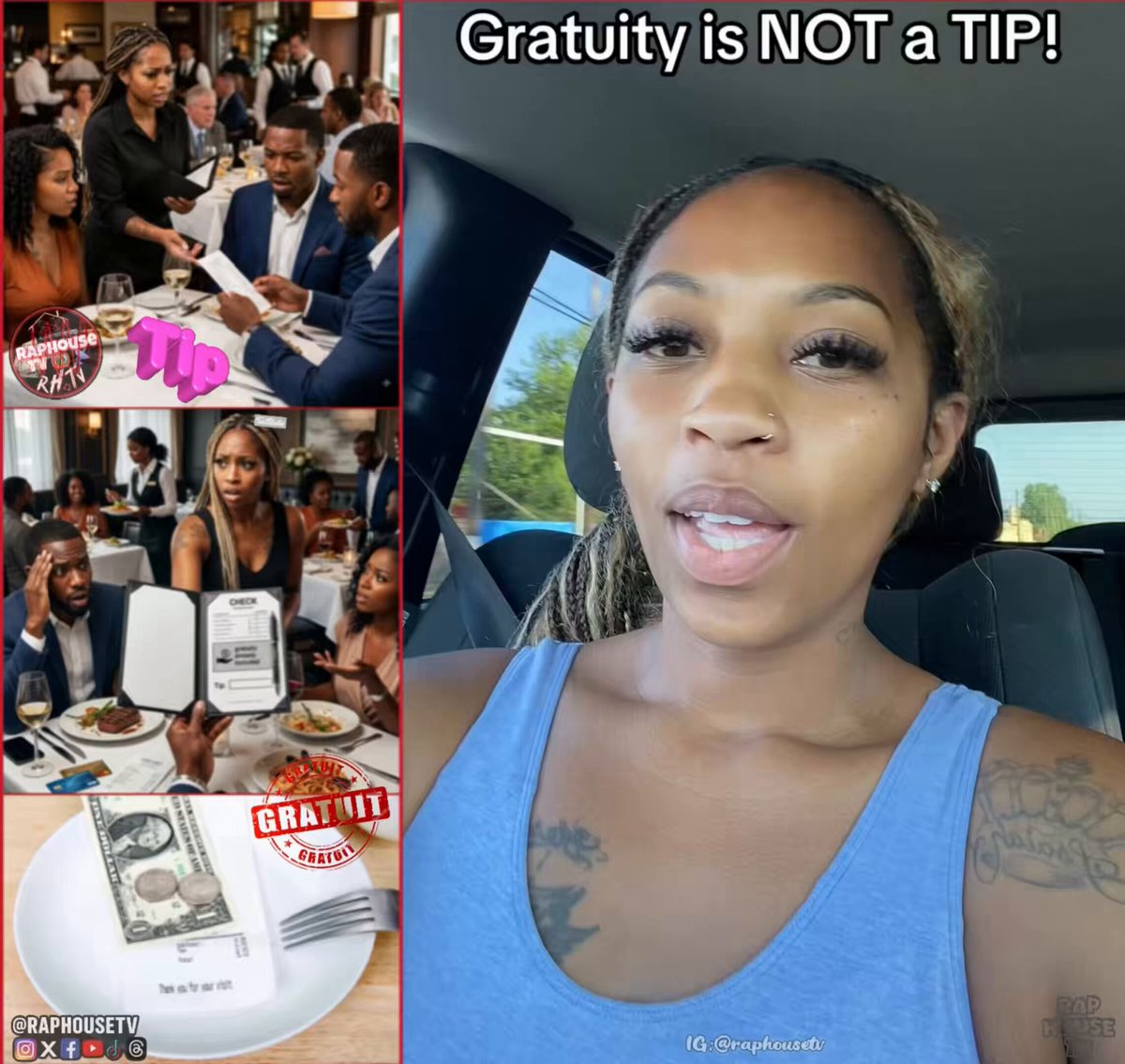 Waitress Sparks a Debate After Saying A Restaurant’s Gratuity Charge Isn’t A Tip And Customers Should Still Tip On Top Of It 💵🍽️😳