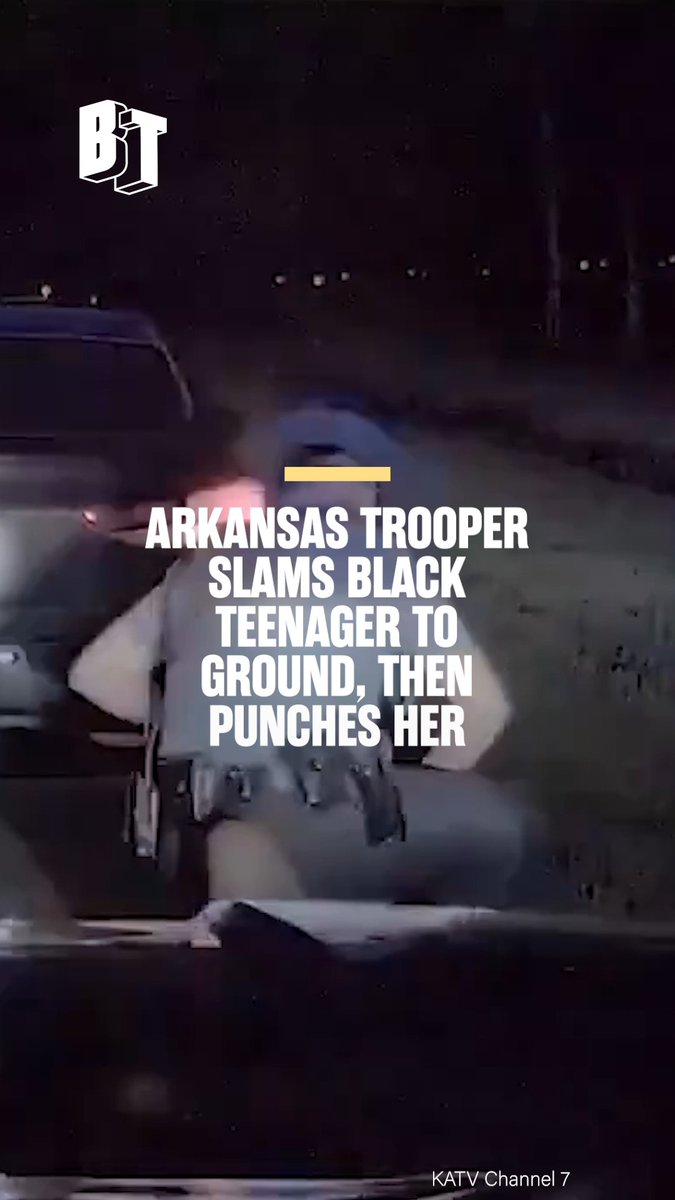 Newly released dash cam footage shows Arkansas state trooper Moisses Arellano slamming Alisa Hackett to the ground, before punching her in the face. Moisses Arellano, the officer, then threatens to hit the 5-foot-1, 118 pound teenager again if she did not roll over onto her stomach. The incident occurred during a traffic stop on August 1, in which Hackett was pulled over for speeding. Hackett has filed a federal lawsuit against Arellano over the incident.