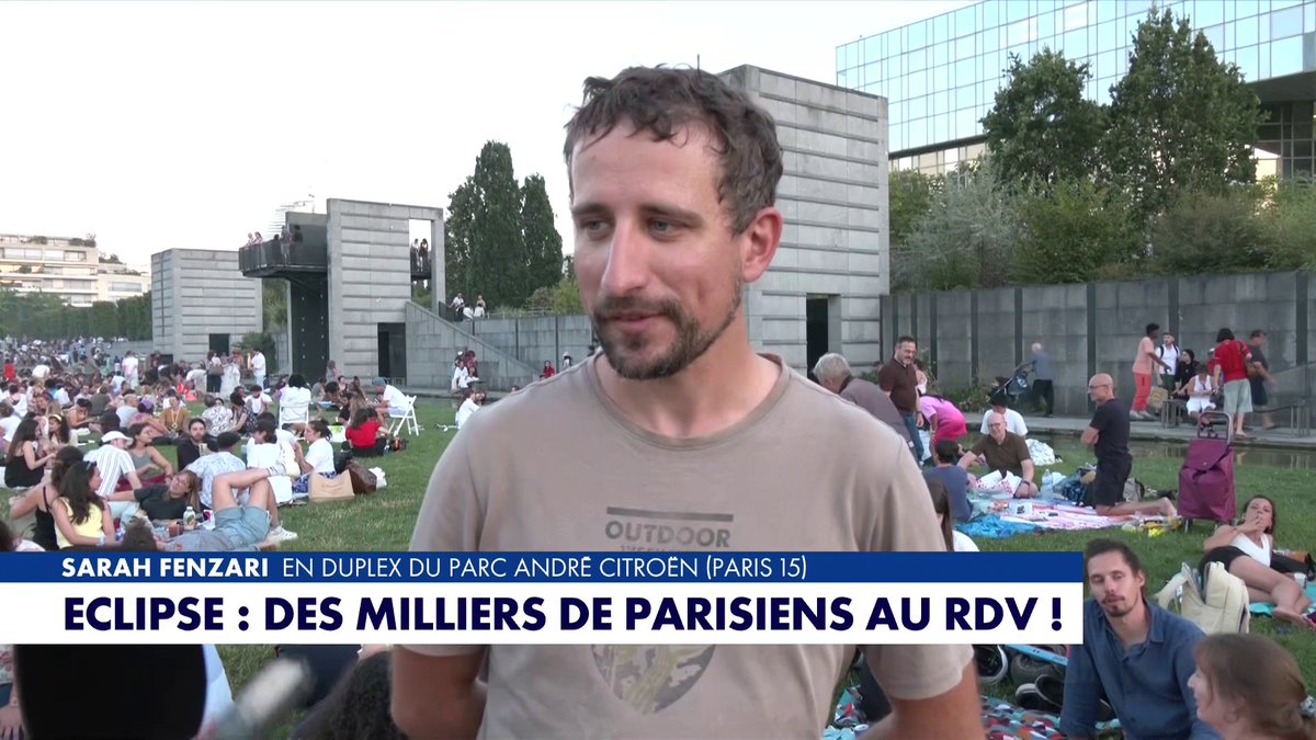 Éclipse : «Limite, il y avait plus de monde que pour la Coupe du monde», réagit un astronome amateur, dans #100PolitiqueEte Toute l'info est à retrouver sur