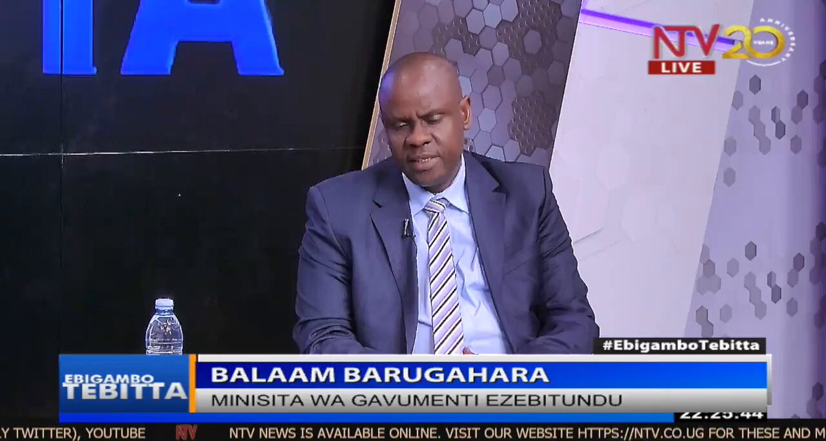 Minister Barugahara Balaam Ateenyi. highlights his findings as part of the campaign to expose corruption and hold corrupt officials accountable. #EbigamboTebitta