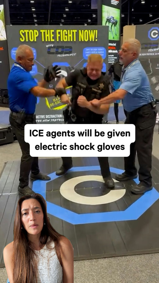 And not all ICE agents are wearing body cameras. Note: The gloves work on skin โ not hair or through clothing. Protesters, be advised.