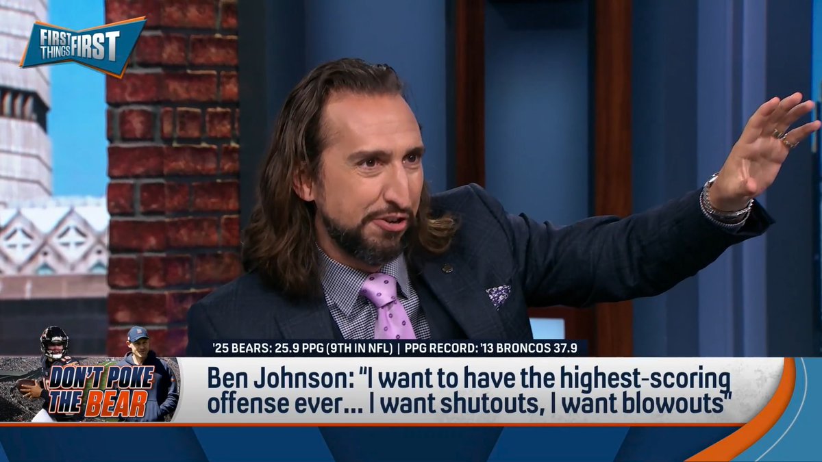 Ben Johnson: “I want to have the highest-scoring offense ever… I want shutouts, I want blowouts.” nick wright weighs in: “This is who he’s always been. He has always, at every opportunity, wanted to be, if not the lead actor, the co-star of his team’s offensive movies.”
