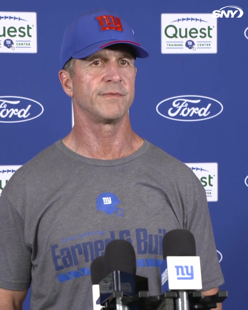 #Giants HC John Harbaugh on Terrion Arnold’s visit today: “We want to be aggressive in every way, whatever we can do, find anything out we can about any situation or player that can help us be better.”