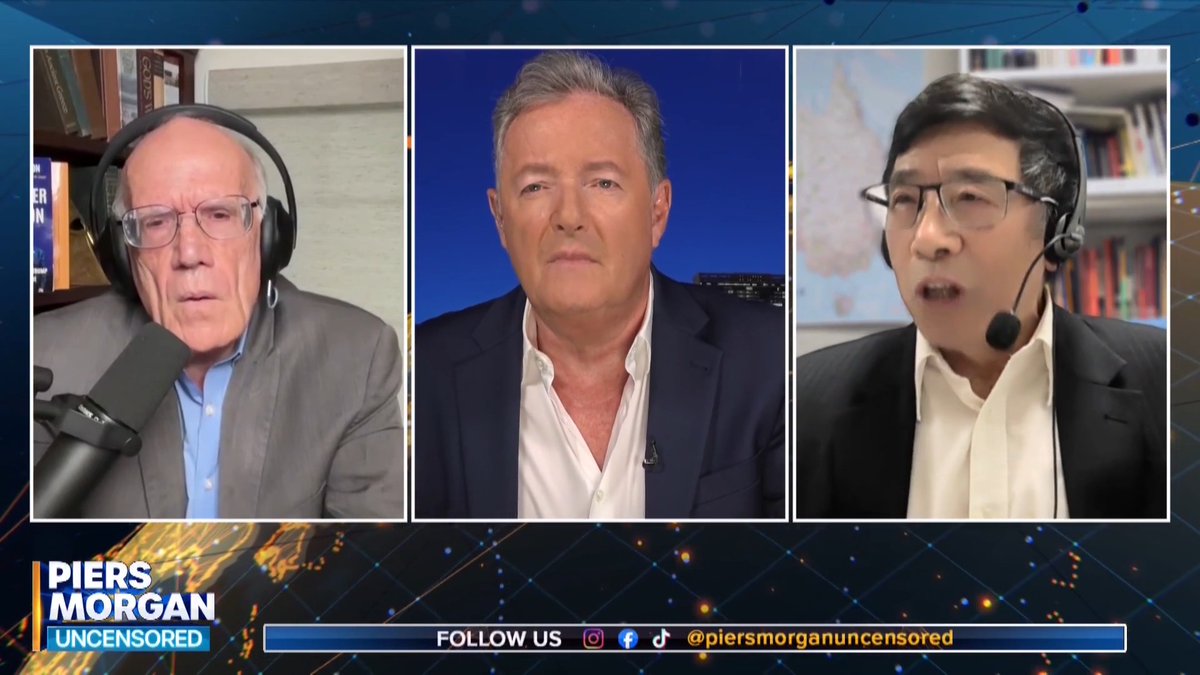 "Have you been to China"? Maoist historian Prof Mobo Gao askas Victor Davis-Hanson. Davis-Hanson: "No... have you been to the moon?" Watch more 👇 📺 Piers Morgan | Victor Davis Hanson