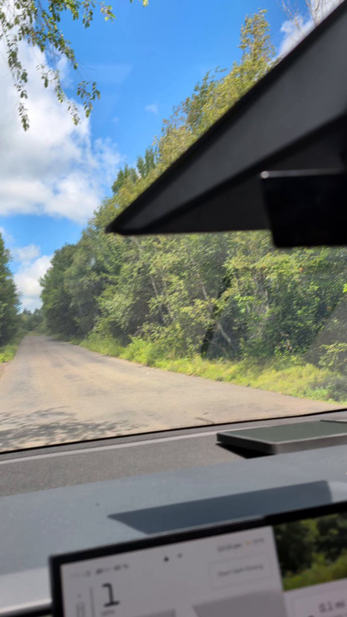 We took the Cybertruck on The Magnetic Hill in Moncton where you put it in Neutral and you get pulled "uphill". Pretty wild illusion in person