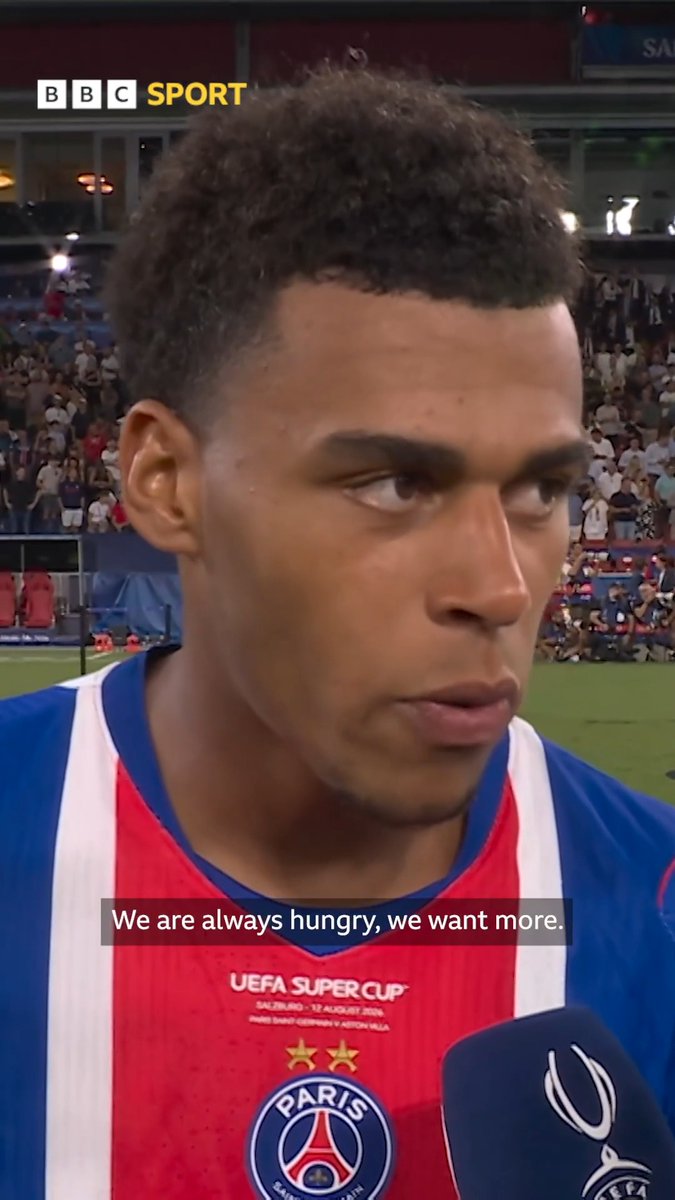 Ligue 1 title, Champions League winners, back-to-back Super Cup wins in the last year, but... ... Desire Doue wants more from PSG!