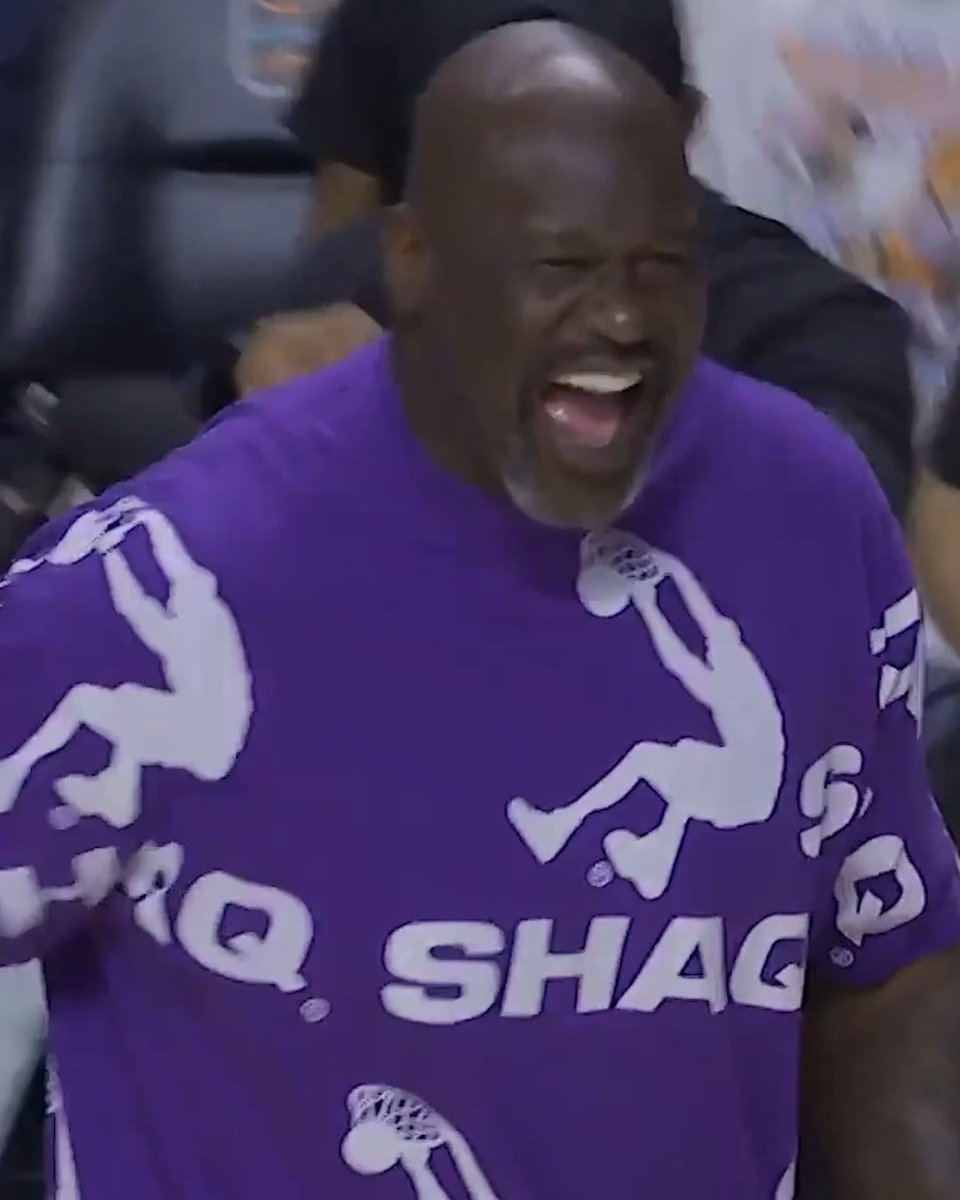 Shaq was HYPED after this kid's 3-point shot 🤩🤣