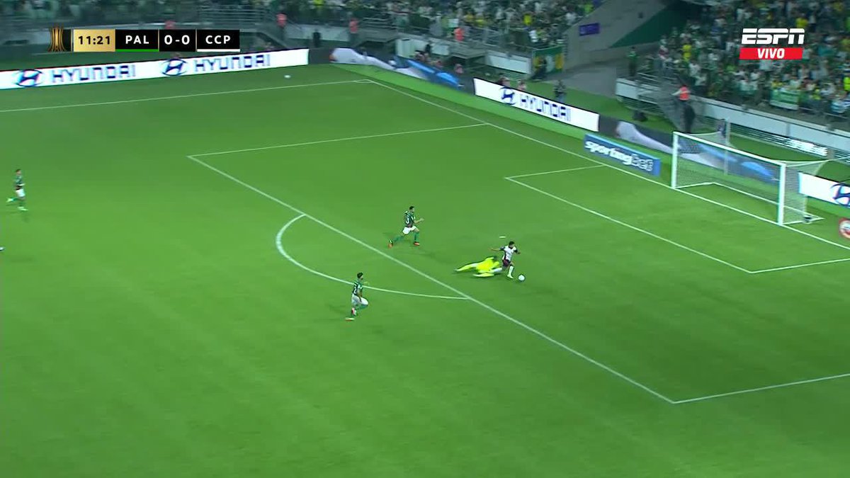 Todo Cerro Porteño pidió PENAL de Carlos Miguel sobre Cecilio Domínguez, que se iba solo de cara al 1-0 de Cerro Porteño vs. Palmeiras, luego de gambetear al arquero... ¿Qué te pareció? 📺 Mirá TODA la CONMEBOL #Libertadores por #DisneyPlus Plan Premium