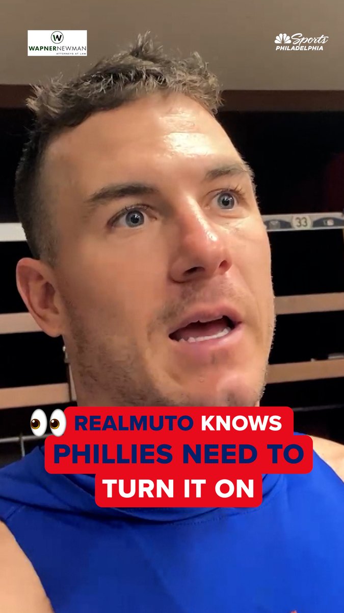 "Nobody in here is happy about the brand of baseball we're playing right now." J.T. knows it's time to turn things around. | Wapner Newman